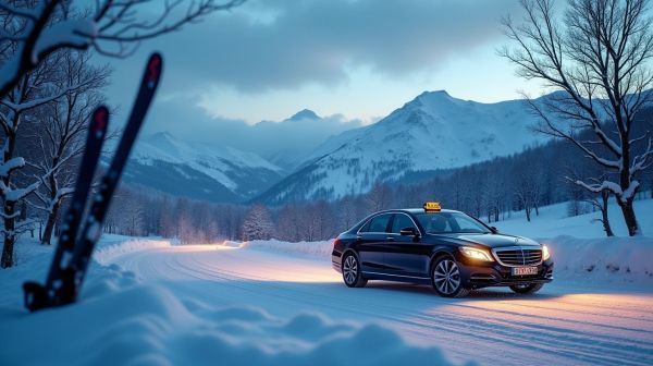 Transfert sécurisé en taxi de Genève aéroport à Val Thorens